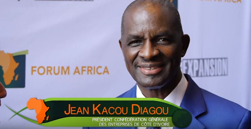 Forum Africa 2015 : Jean Kacou Diagou Président Nsia Assurances et de la CGECI