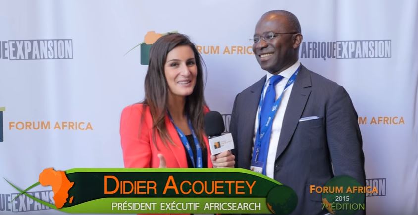 Entrevue Didier Acouetey President Executif Africsearch